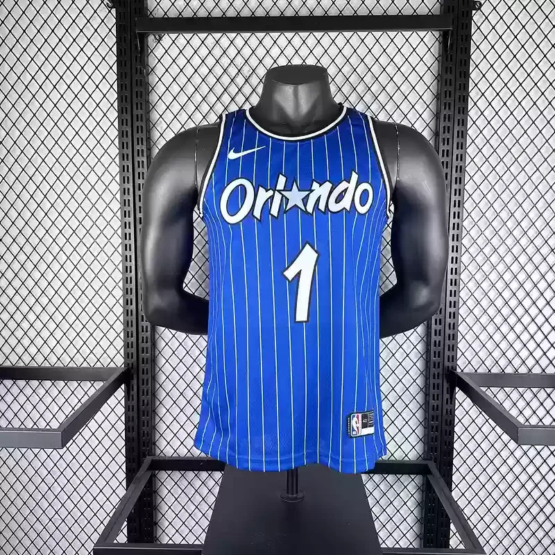 2019 Retro Orlando Magic Basketball Jersey #1 HARDAWAY Blue