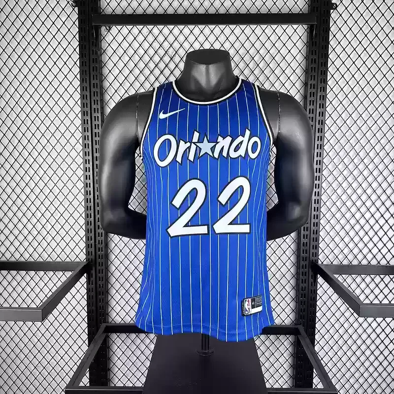 2019 Retro Orlando Magic Basketball Jersey #22 WAGNER Blue