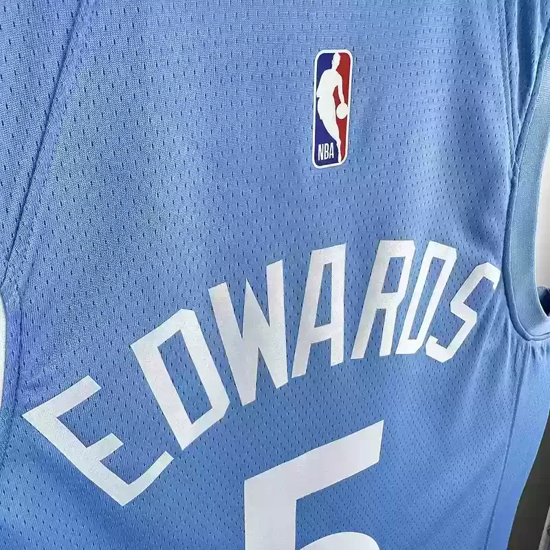 Minnesota Timberwolves Basketball jersey North Carolina #5 EDWARDS