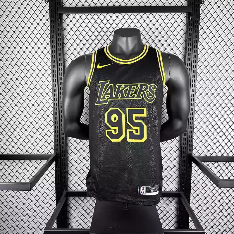 Los Angeles Lakers Snakeskin #95 ANDERSON basketball jersey