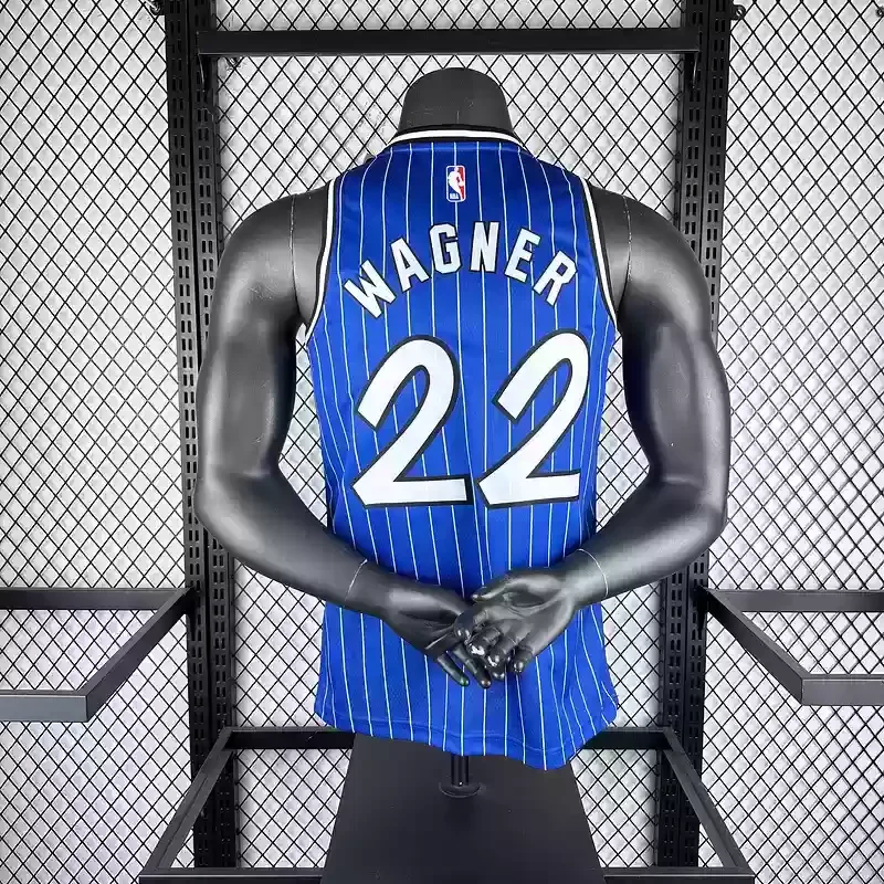 2019 Retro Orlando Magic Basketball Jersey #22 WAGNER Blue