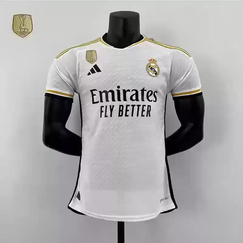 23/24 Real Madrid Jersey Home Champion badges