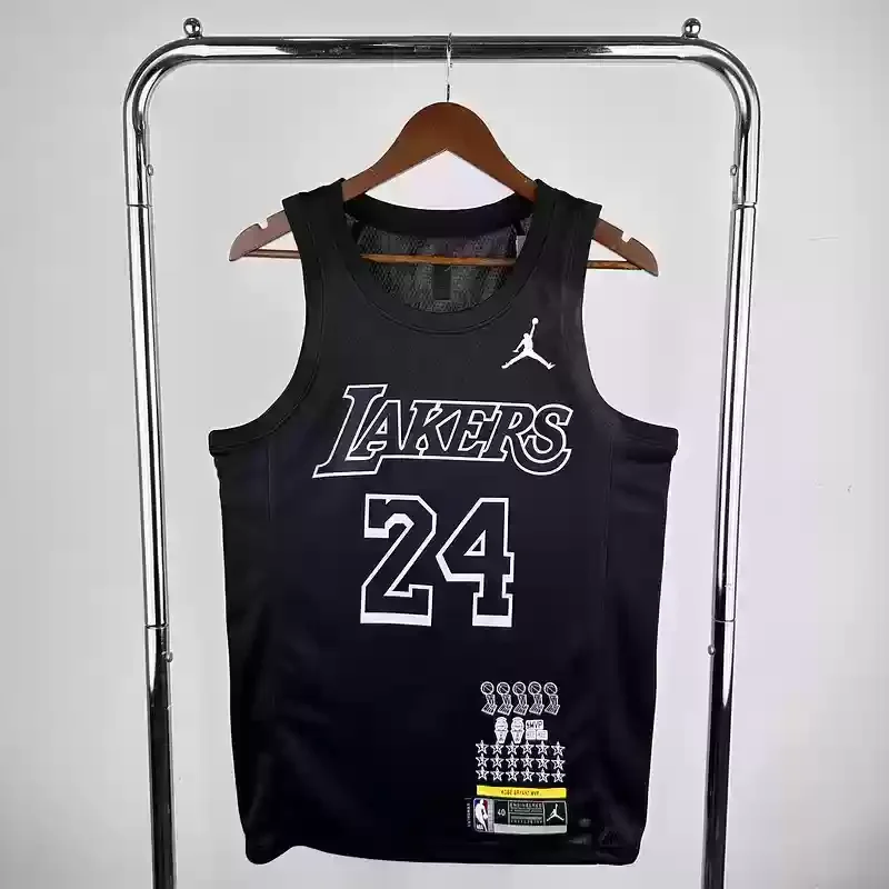 Los Angeles Lakers Basketball Jersey black Honor Edition #24 BRYANT