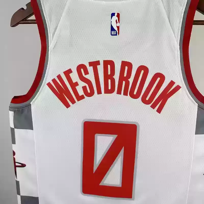 2020 Basketball jersey for Houston Rockets #0 WESTBROOK