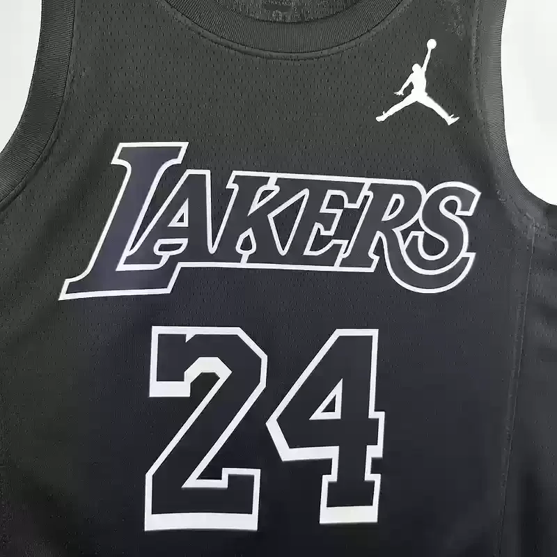 Los Angeles Lakers Basketball Jersey black Honor Edition #24 BRYANT