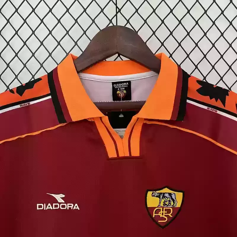 98/99 Roma Jersey Retro Home S-XXL