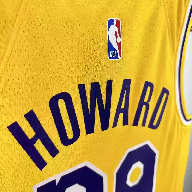 Los Angeles Lakers round neck yellow #39 HOWARD