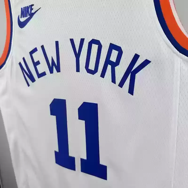 75th anniversary Retro Basketball Jersey for New York Knicks  #11 BRUNSON