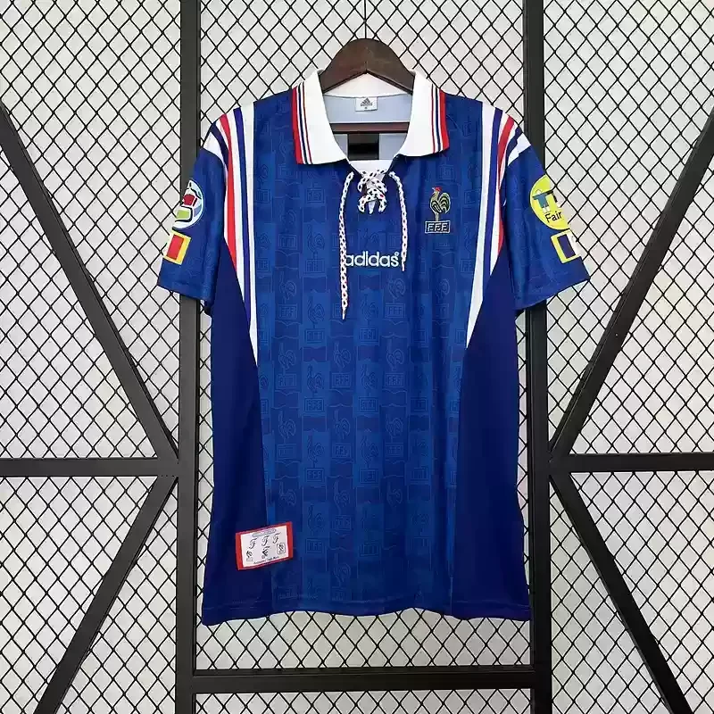 1996 France Jersey Retro Home S-XXL