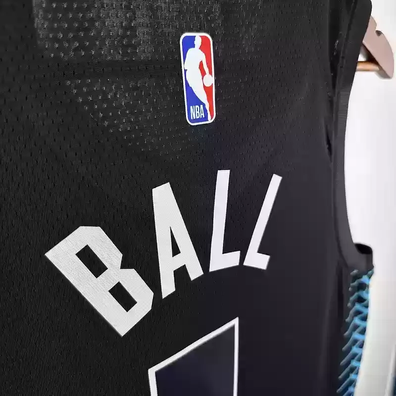 2018 Charlotte Hornets #1 BALL Basketball Jersey Black