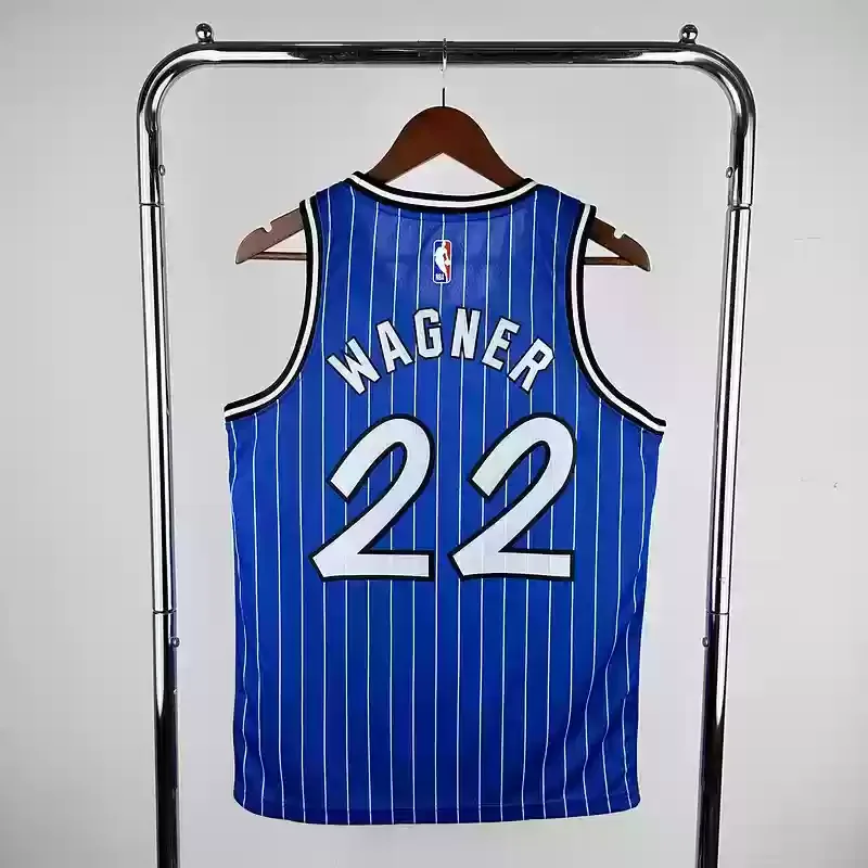 2019 Retro Orlando Magic Basketball Jersey #22 WAGNER Blue