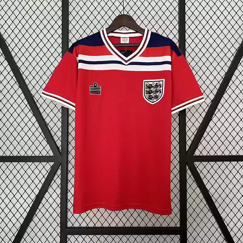 1982 England Jersey Retro Away S-XXL