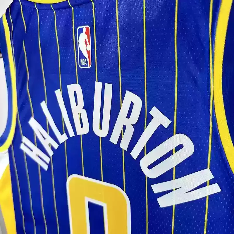 2021 Indiana Pacers Basketball Jersey  City Edition #0 HALIBURTON