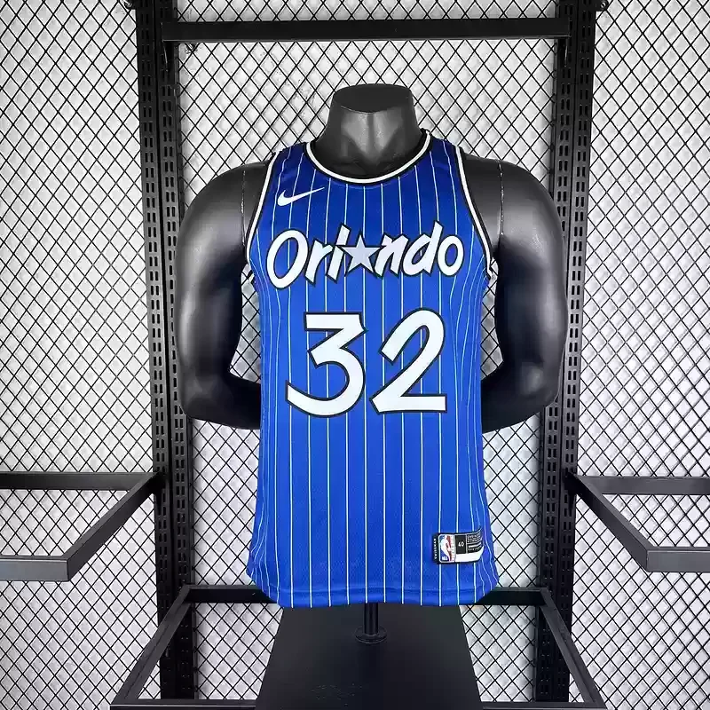 2019 Retro Orlando Magic Basketball Jersey #32 ONEAL Blue