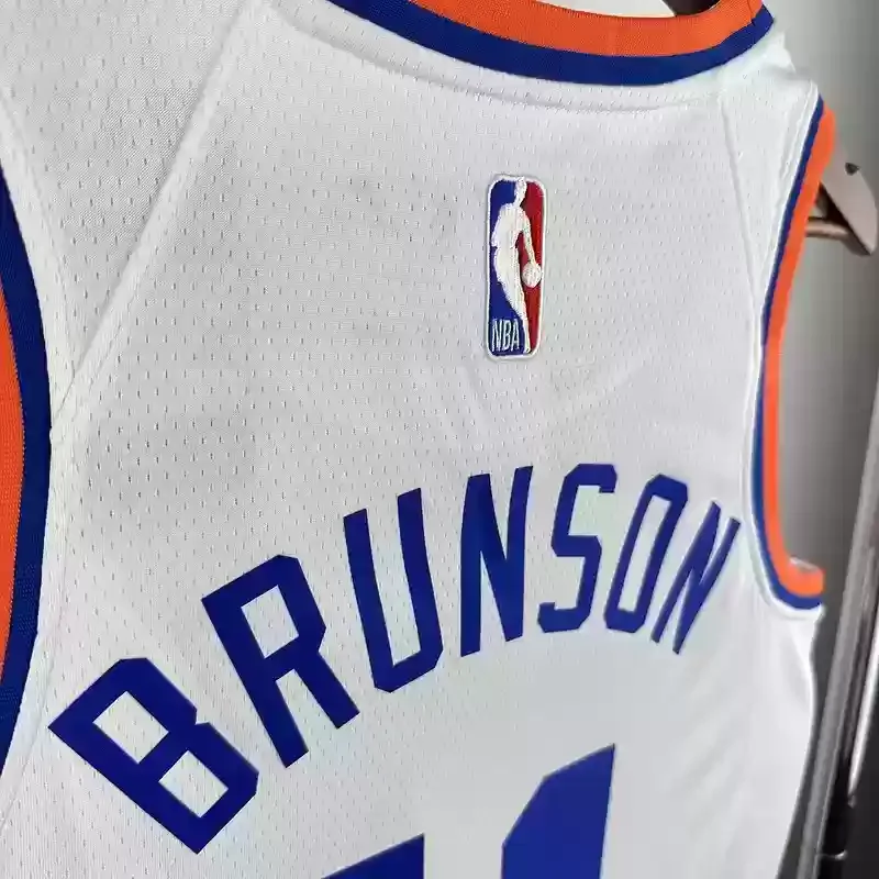 75th anniversary Retro Basketball Jersey for New York Knicks  #11 BRUNSON