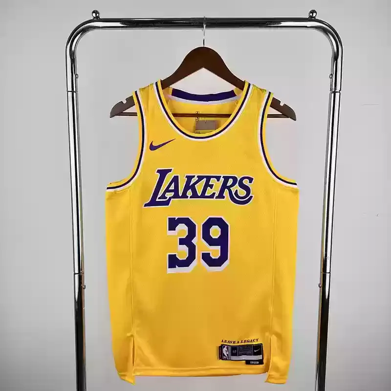 Los Angeles Lakers round neck yellow #39 HOWARD