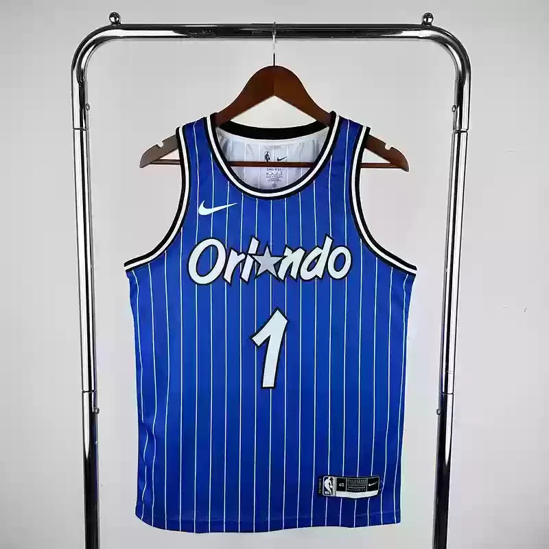 2019 Retro Orlando Magic Basketball Jersey #1 HARDAWAY Blue