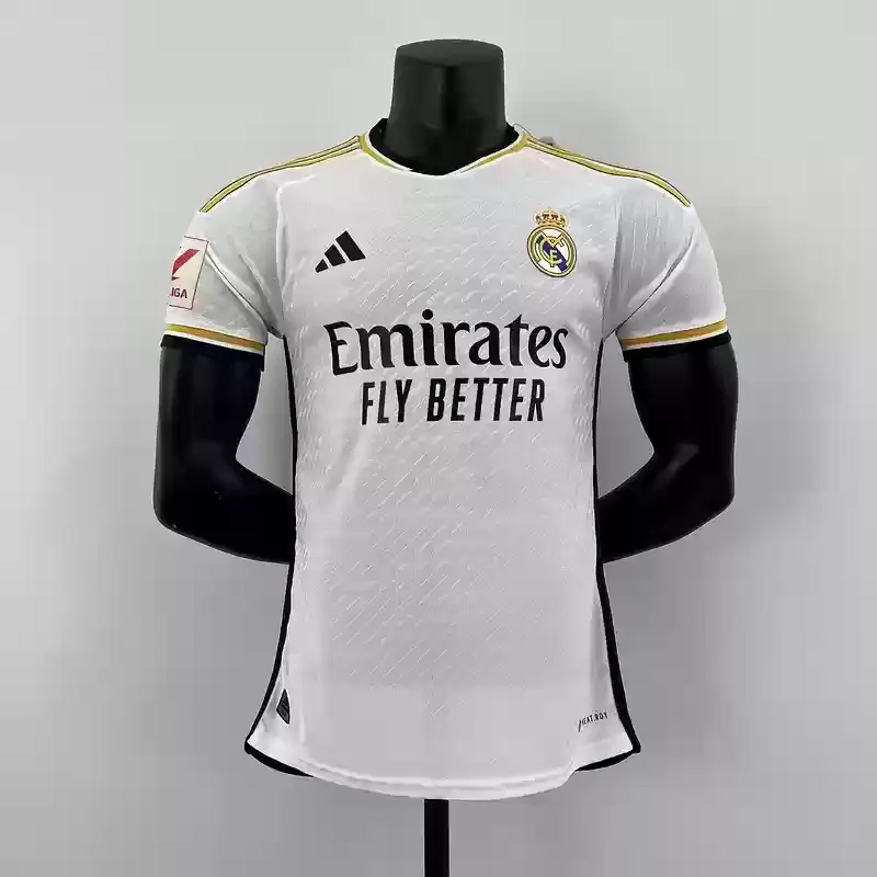 23/24 Real Madrid Jersey Home Champion badges