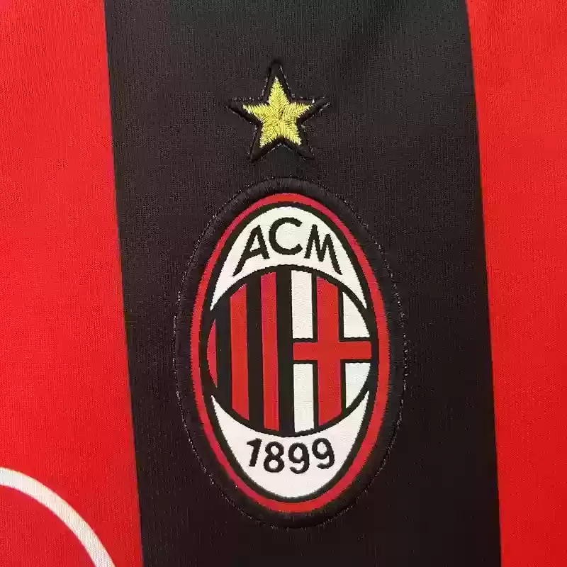 00/02 AC Milan Jersey Retro Home S-XXL