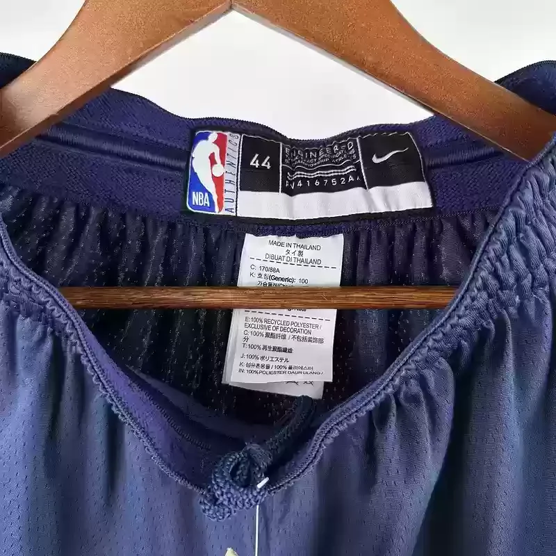 2024 Philadelphia 76ers Basketball Shorts City Edition Blue