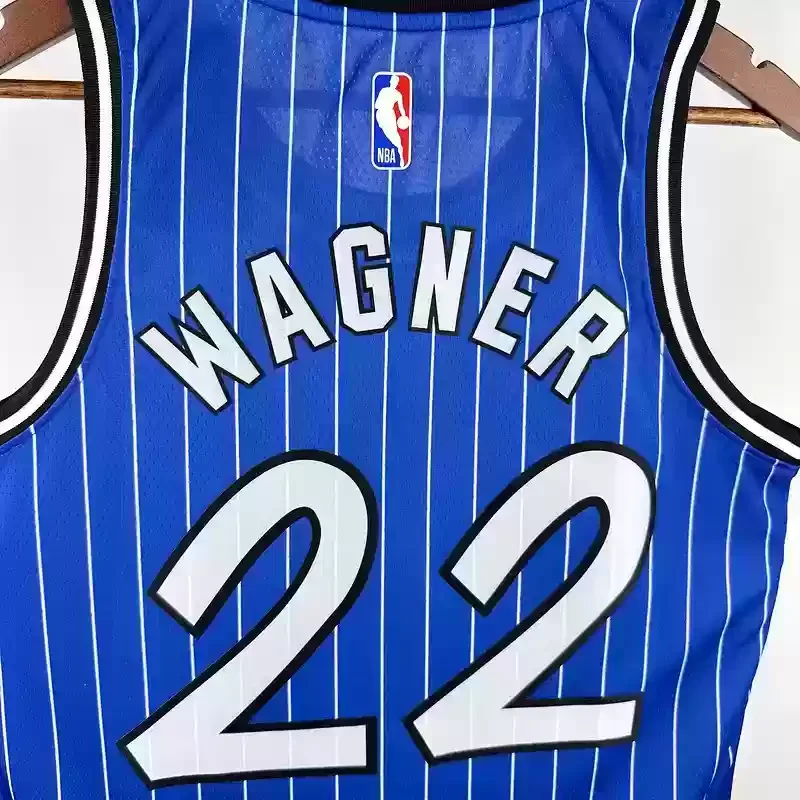 2019 Retro Orlando Magic Basketball Jersey #22 WAGNER Blue