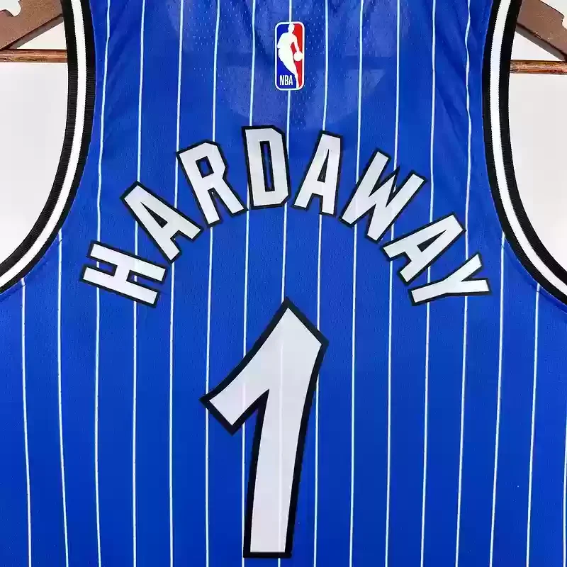 2019 Retro Orlando Magic Basketball Jersey #1 HARDAWAY Blue