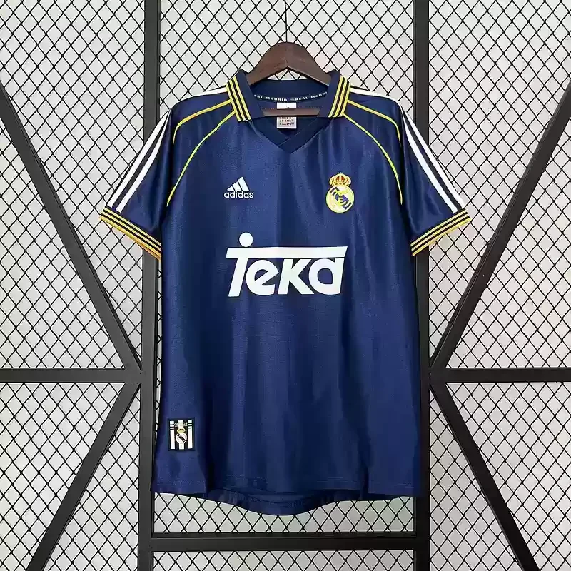 98/00 Real Madrid Jersey Retro Third Away S-XXL