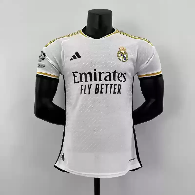 23/24 Real Madrid Jersey Home Champion badges