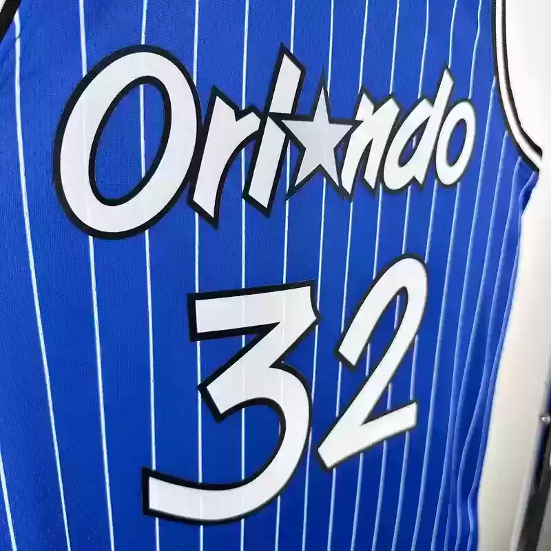 2019 Retro Orlando Magic Basketball Jersey #32 ONEAL Blue