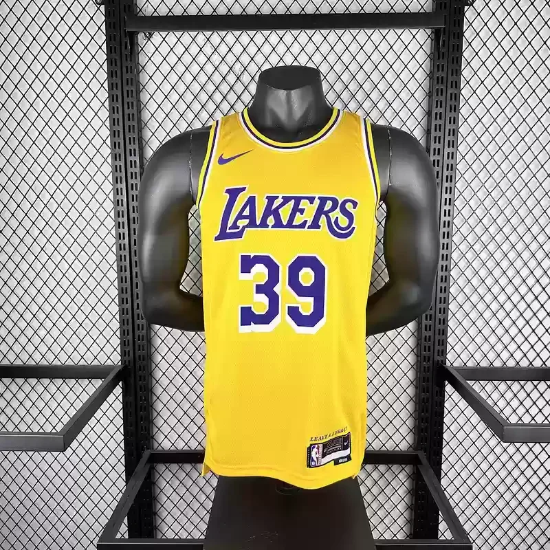 Los Angeles Lakers round neck yellow #39 HOWARD