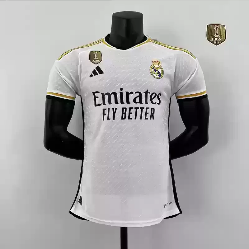 23/24 Real Madrid Jersey Home Champion badges