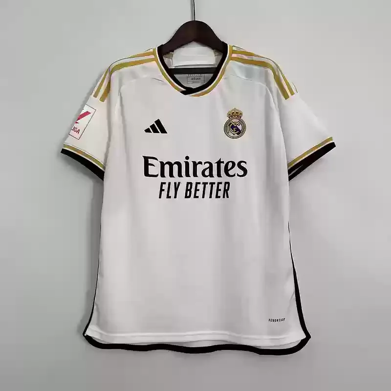 23/24 Real Madrid Jersey Home Champion badges