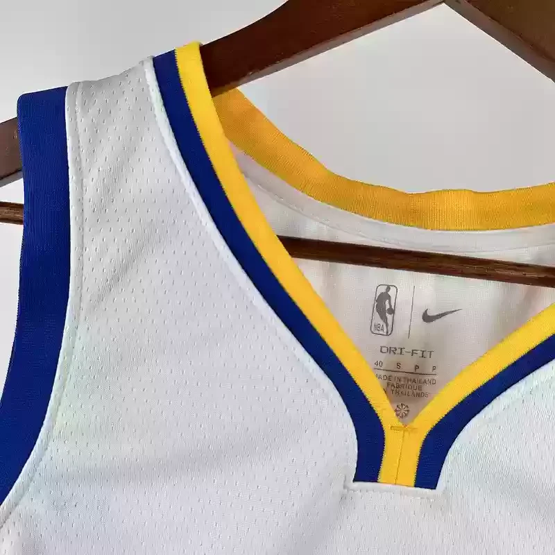 Golden State Warriors V-neck white #30 Mexico basketball jersey