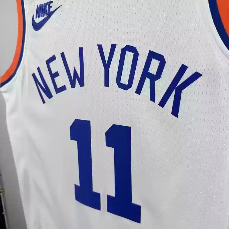 75th anniversary Retro Basketball Jersey for New York Knicks  #11 BRUNSON