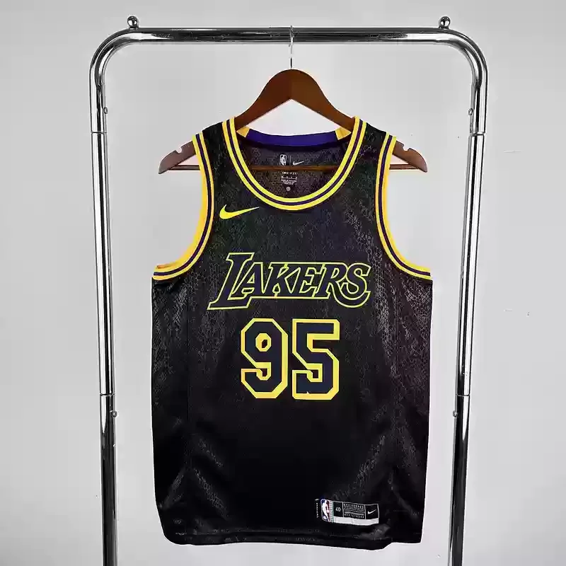 Los Angeles Lakers Snakeskin #95 ANDERSON basketball jersey