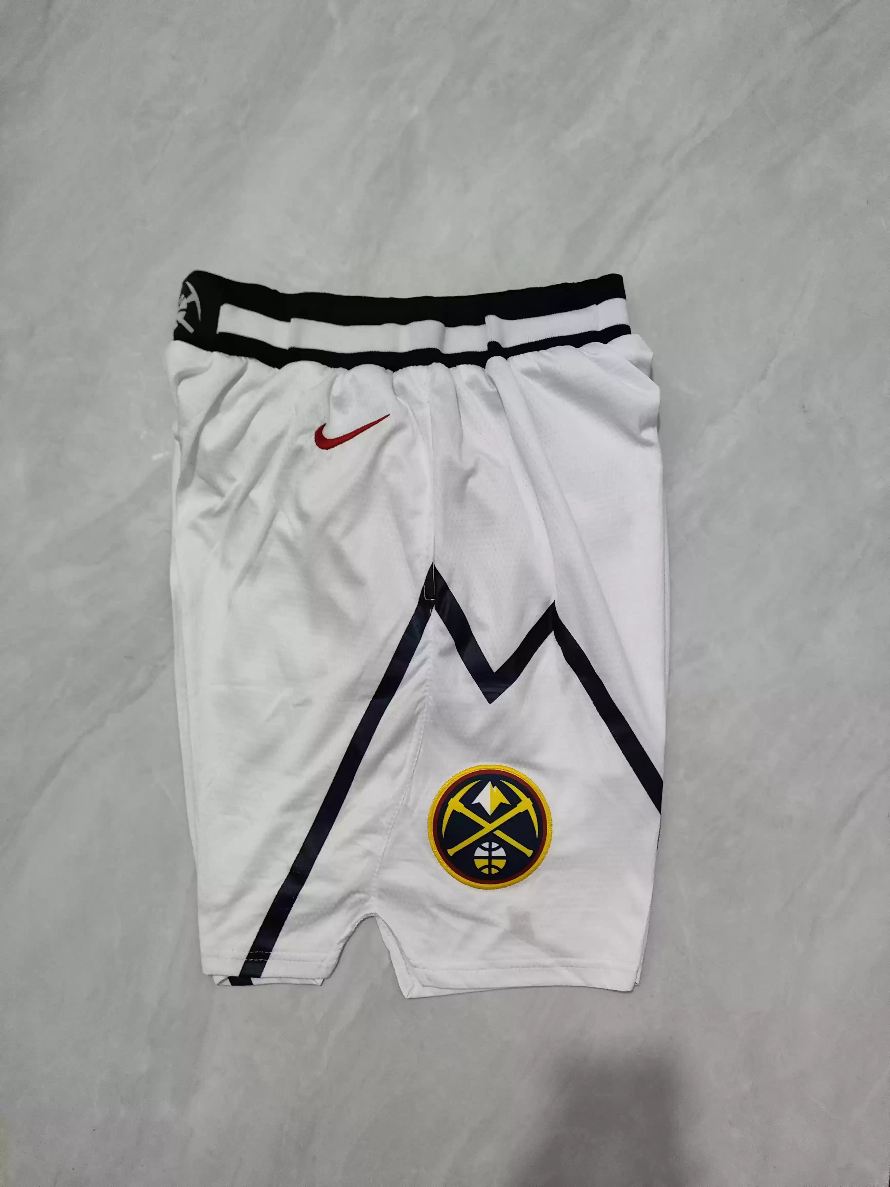 DENVER NUGGETS Basketball Shorts White