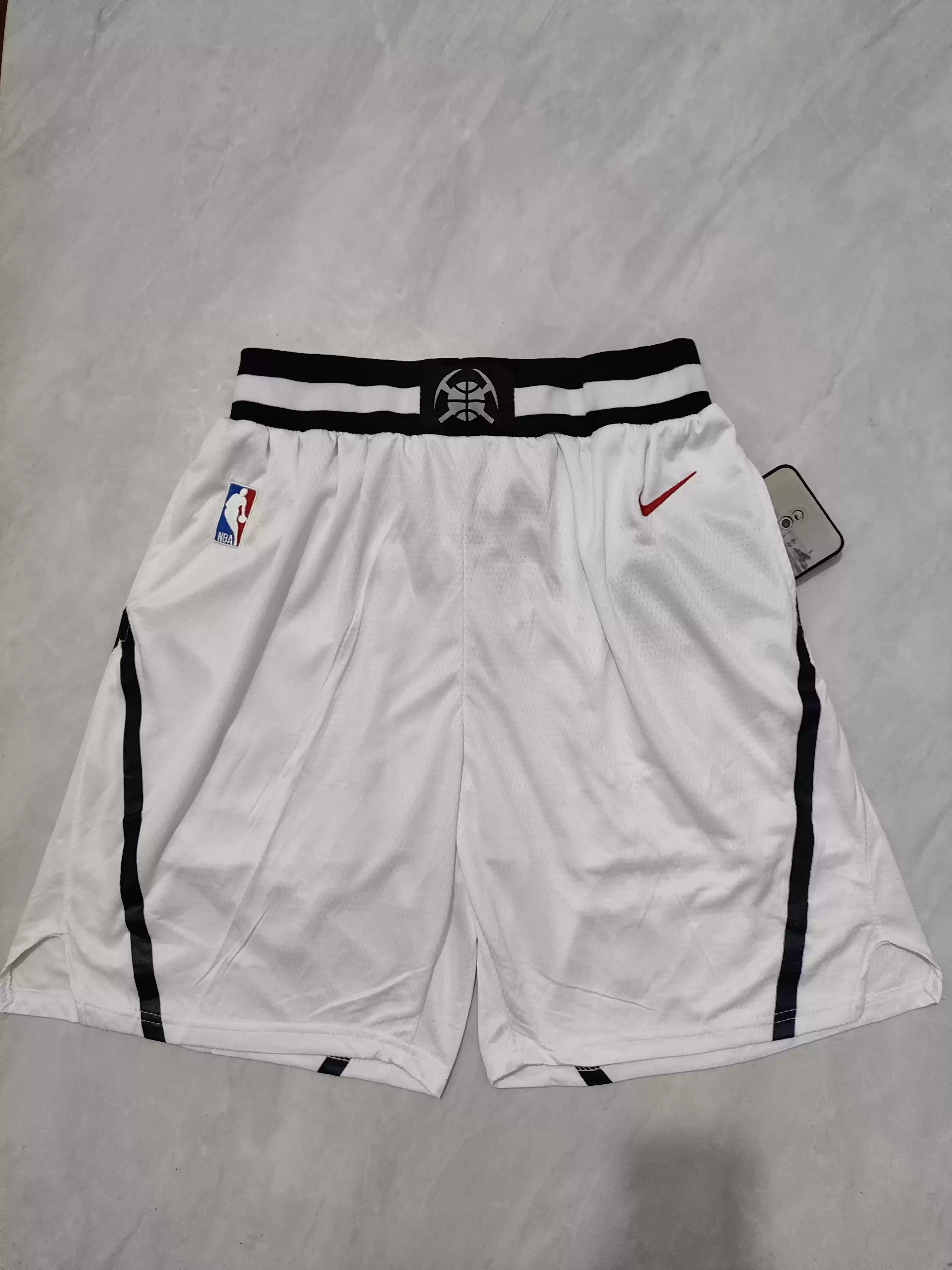 DENVER NUGGETS Basketball Shorts White