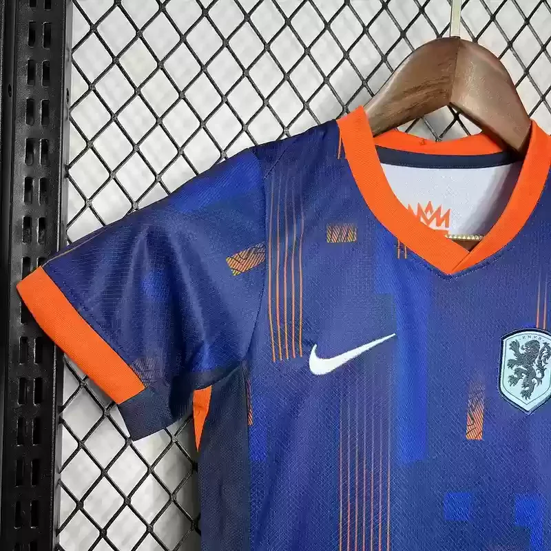 2024 Netherlands away kid kit Holland kids football jersey