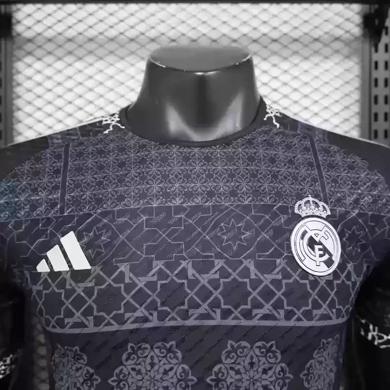 24/25 Real Madrid Football Jersey Special Player Grey black