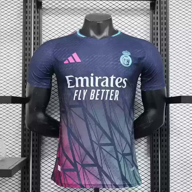 24/25 Real Madrid Jersey Jogadores Edição Especial Gradiente Roxo 