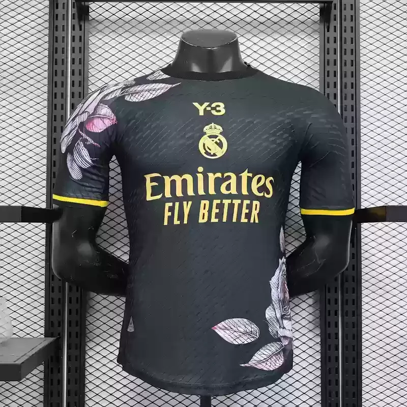 24/25 Real Madrid Football Jersey Special Player black yellow