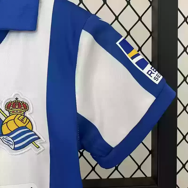 24/25 Real Sociedad home kids football jersey