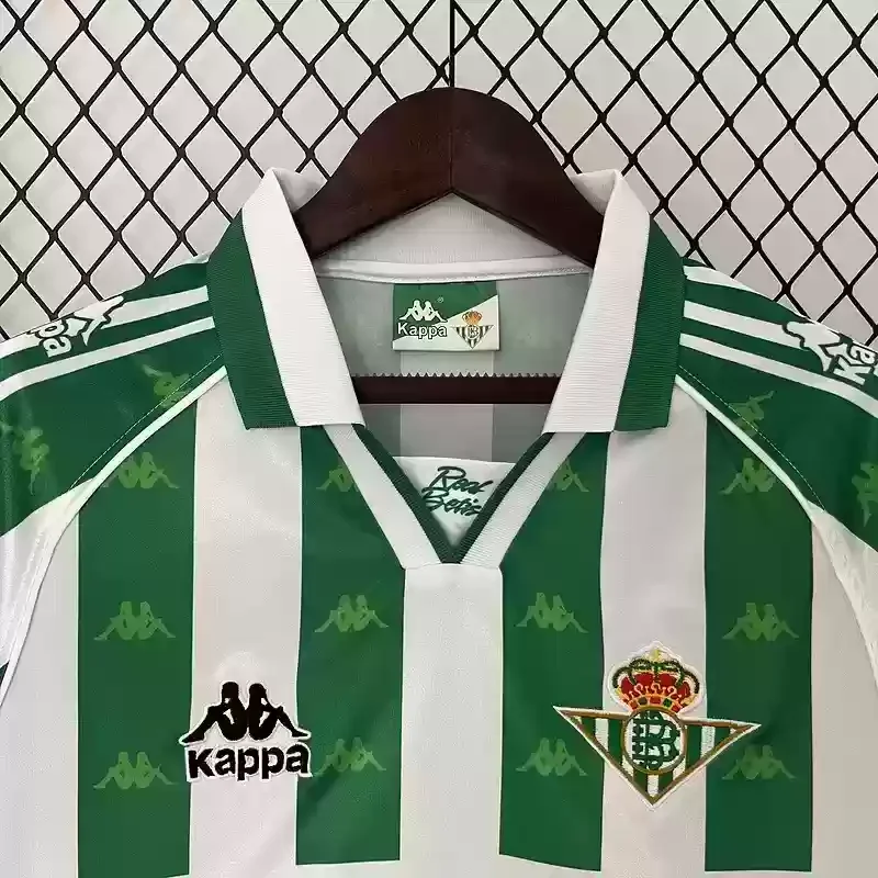 95/96 Retro Real Betis Home football jersey