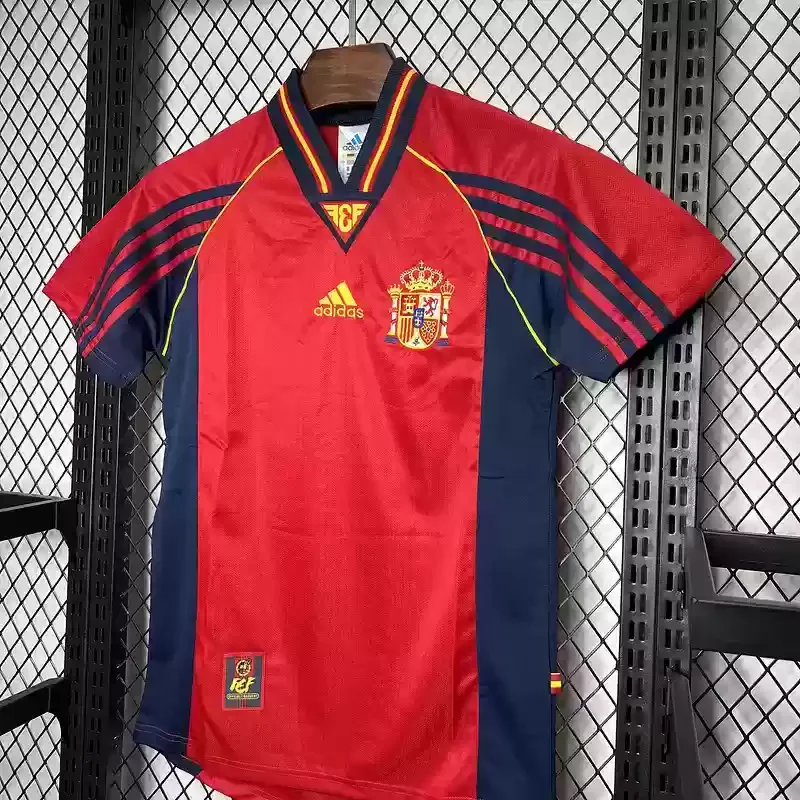 1998 Spain home football jersey