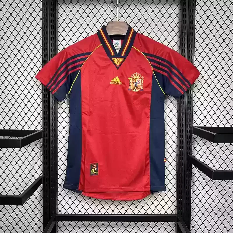 1998 Spain home football jersey