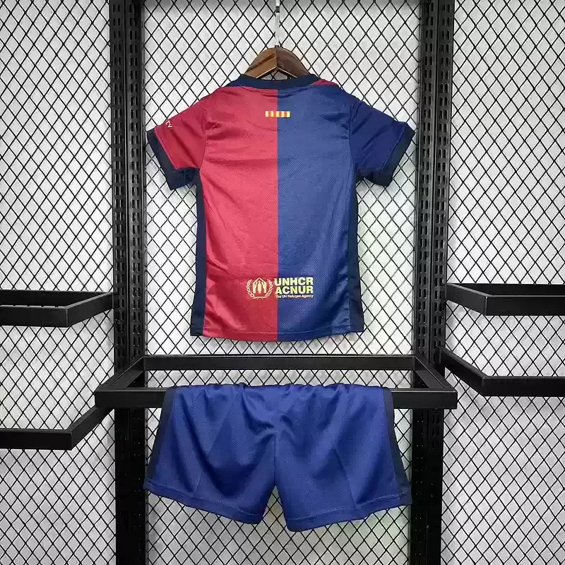 24-25 Barcelona kid football jersey home