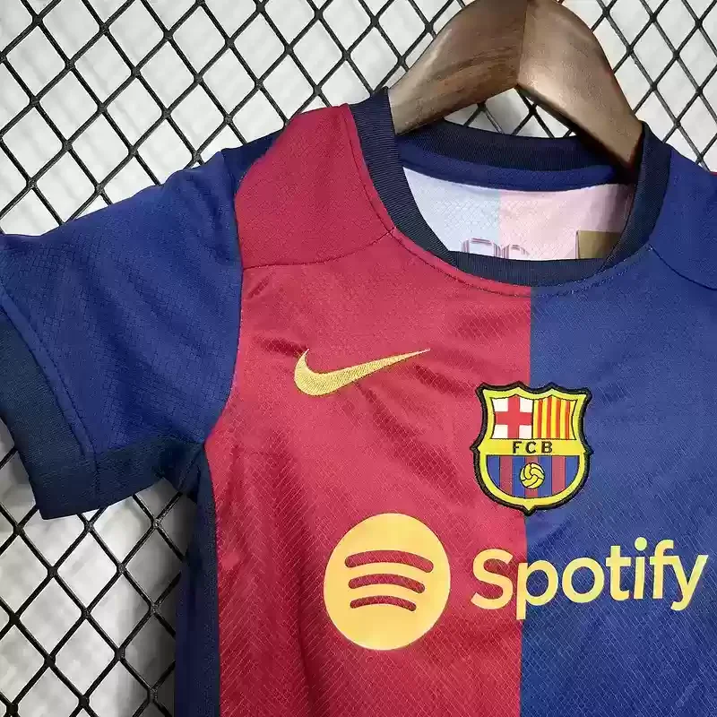 24-25 Barcelona kid football jersey home