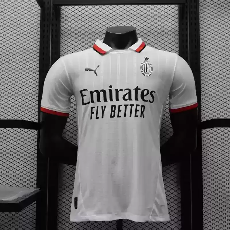 24-25 Ac milan away white player version football jersey