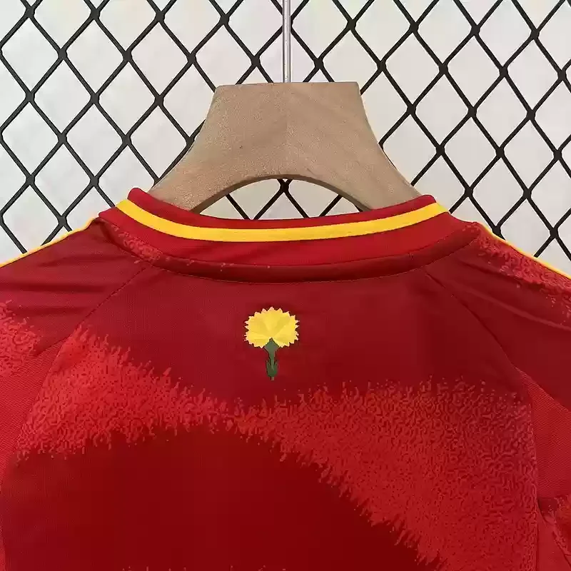 2024 Spain home kid kit football jersey