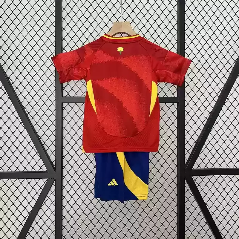 2024 Spain home kid kit football jersey